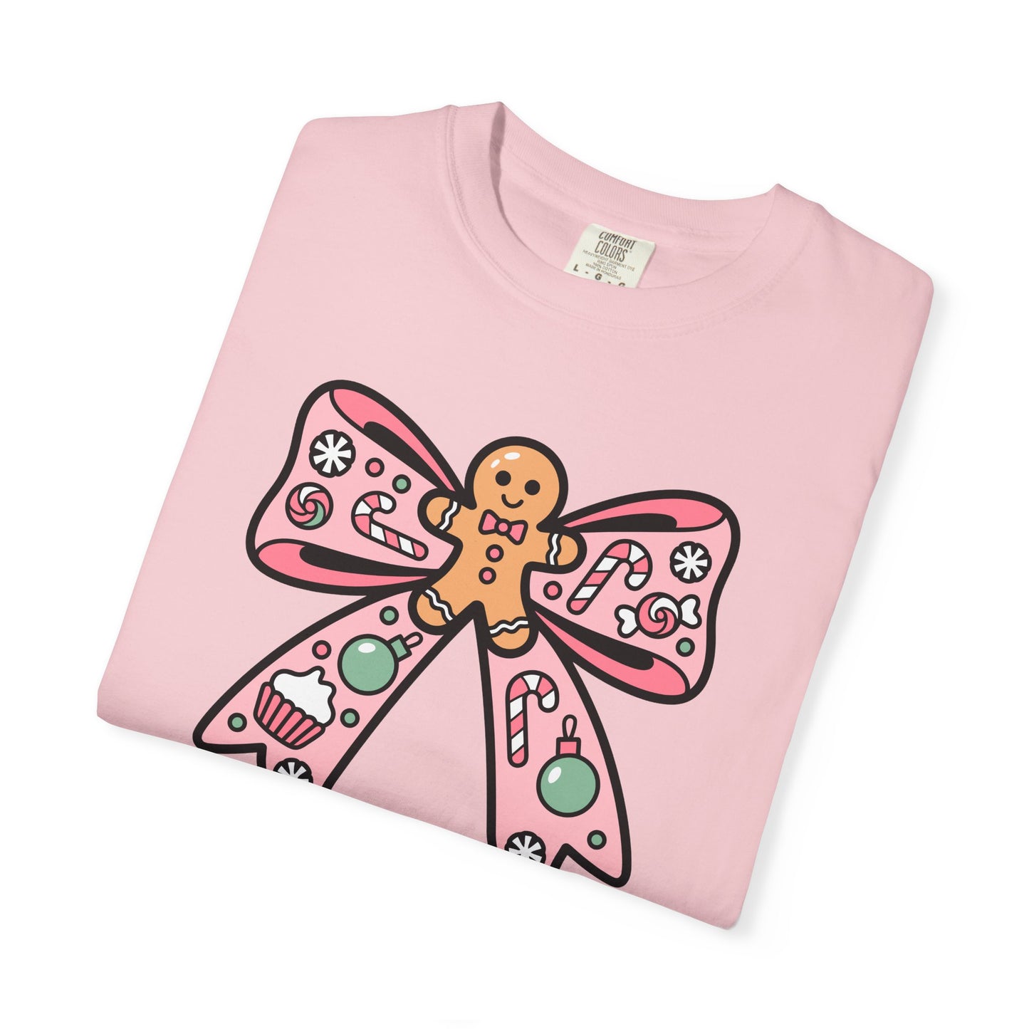 Gingerbread Cookie Coquette Bow T-shirt