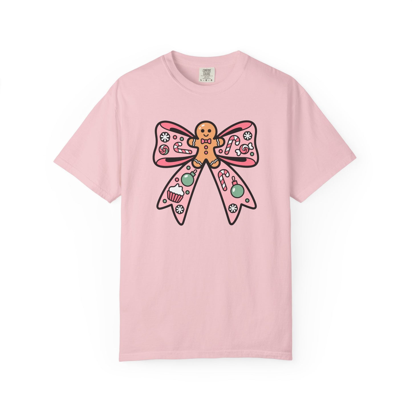 Gingerbread Cookie Coquette Bow T-shirt