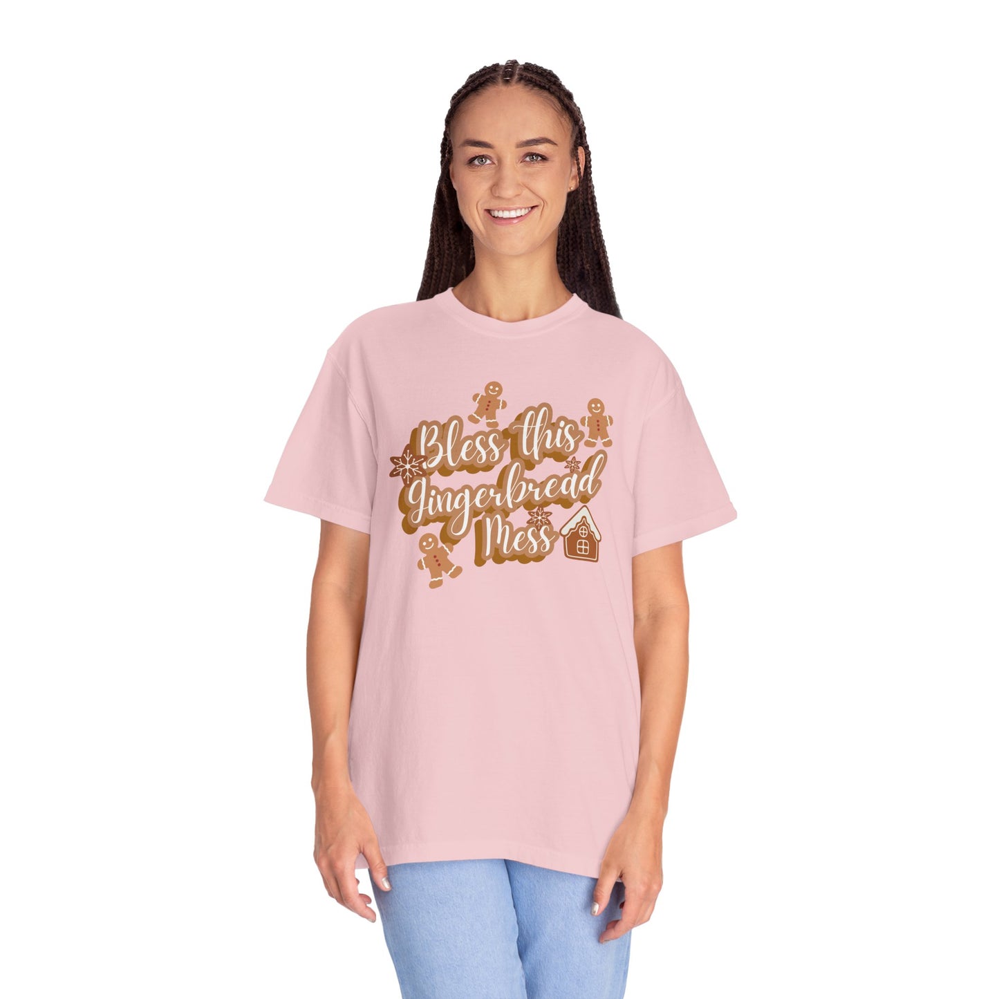 Gingerbread Mess T-Shirt — "Bless This Gingerbread Mess" Holiday Tee