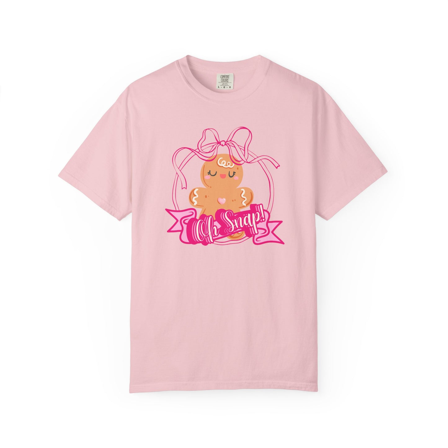 T-Shirt — Cute Gingerbread 'Oh Snap!' Graphic Tee