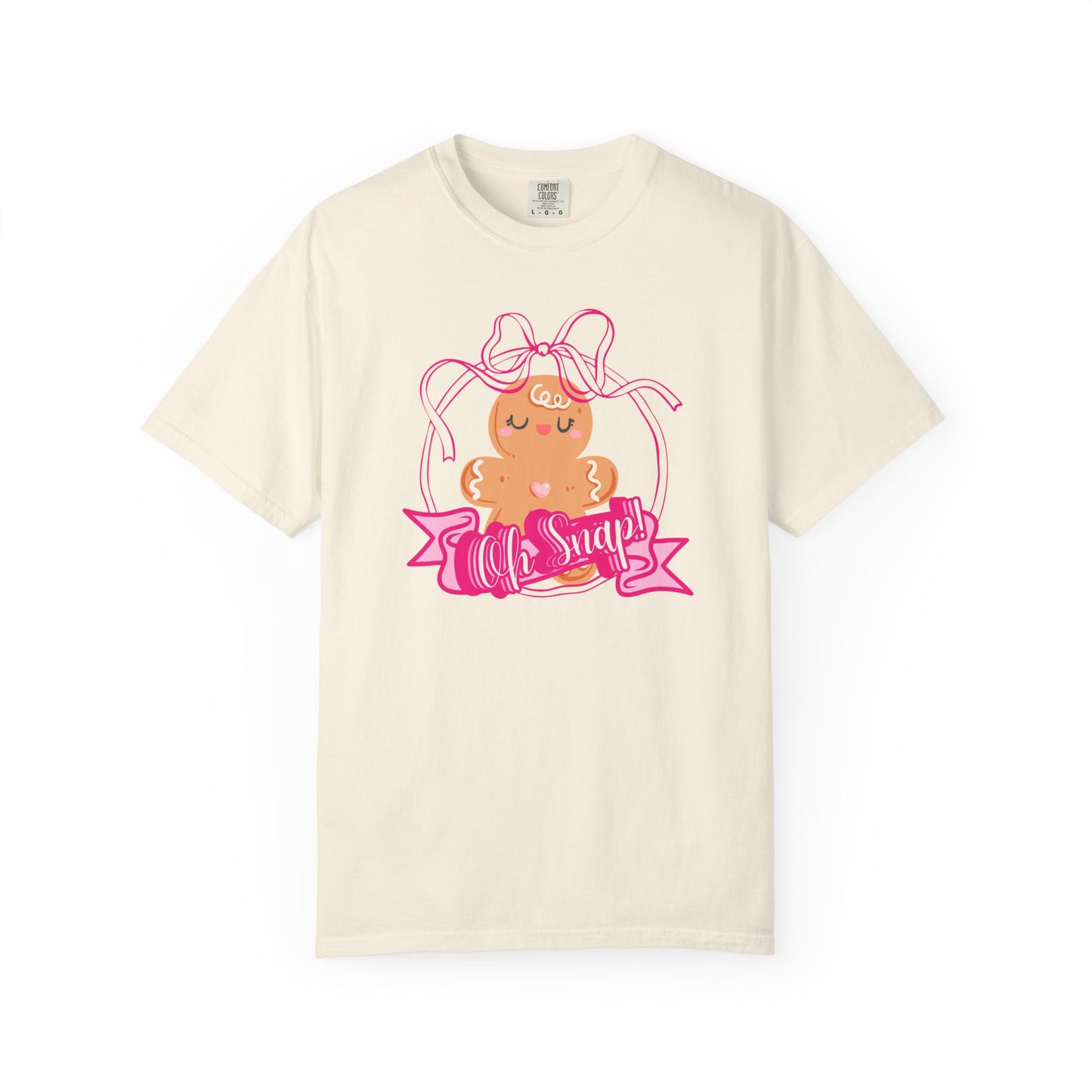 T-Shirt — Cute Gingerbread 'Oh Snap!' Graphic Tee
