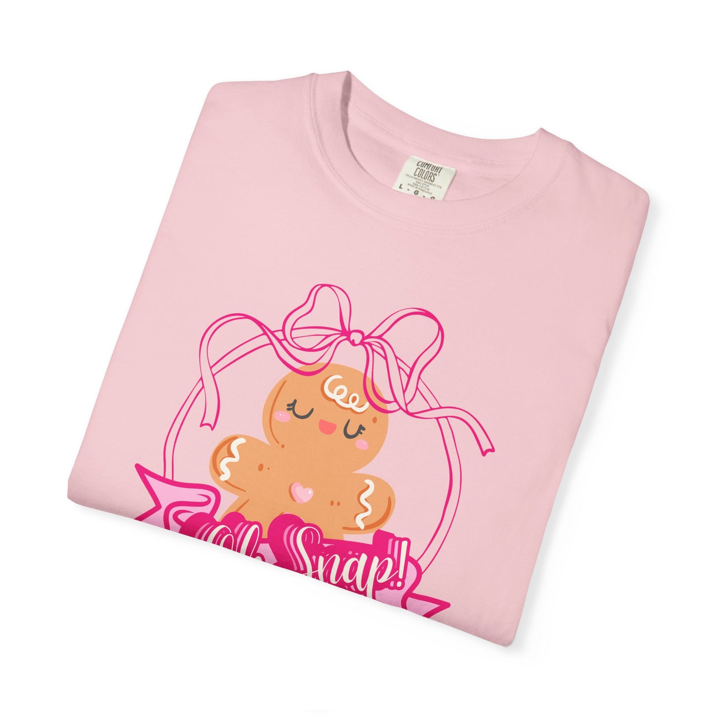 T-Shirt — Cute Gingerbread 'Oh Snap!' Graphic Tee
