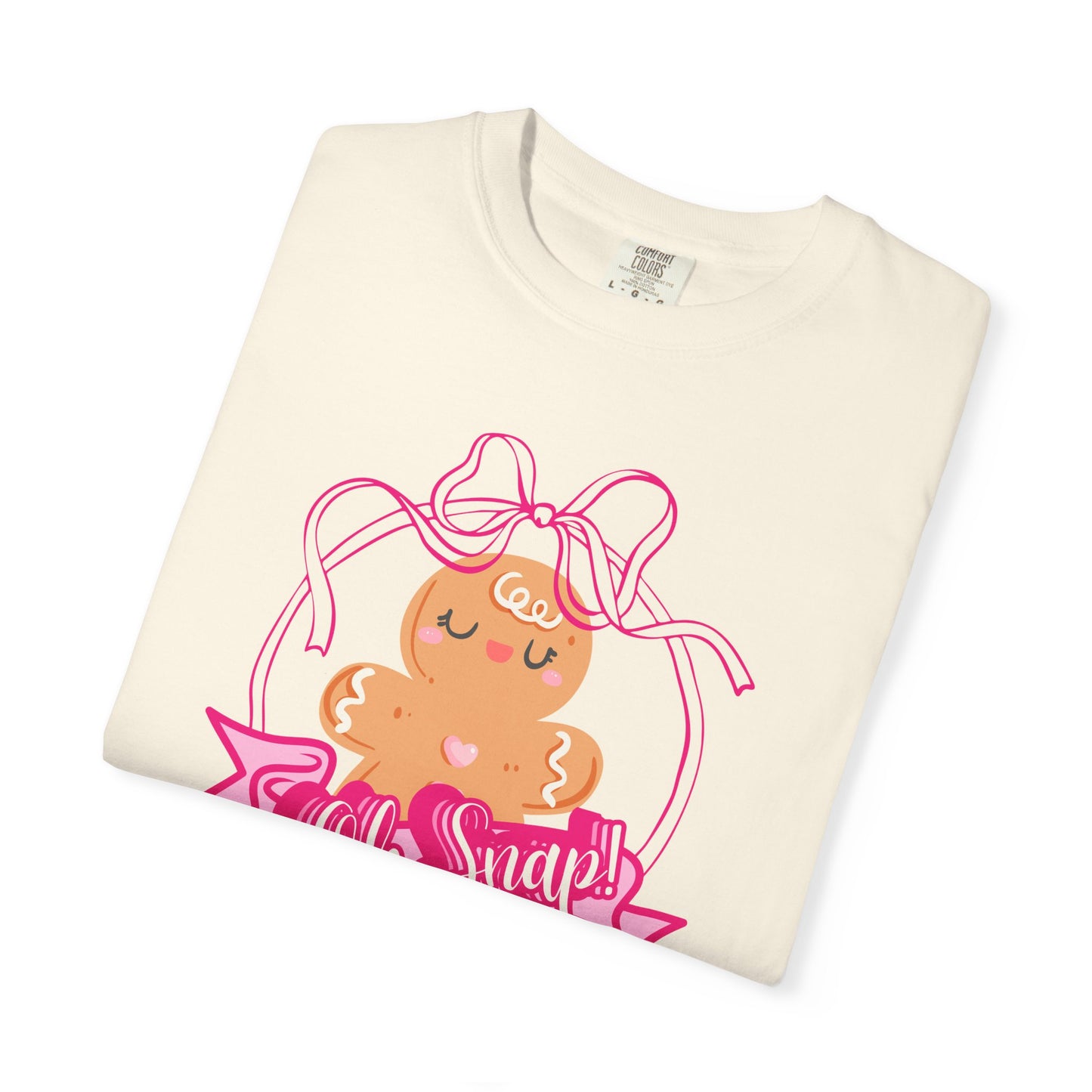 T-Shirt — Cute Gingerbread 'Oh Snap!' Graphic Tee