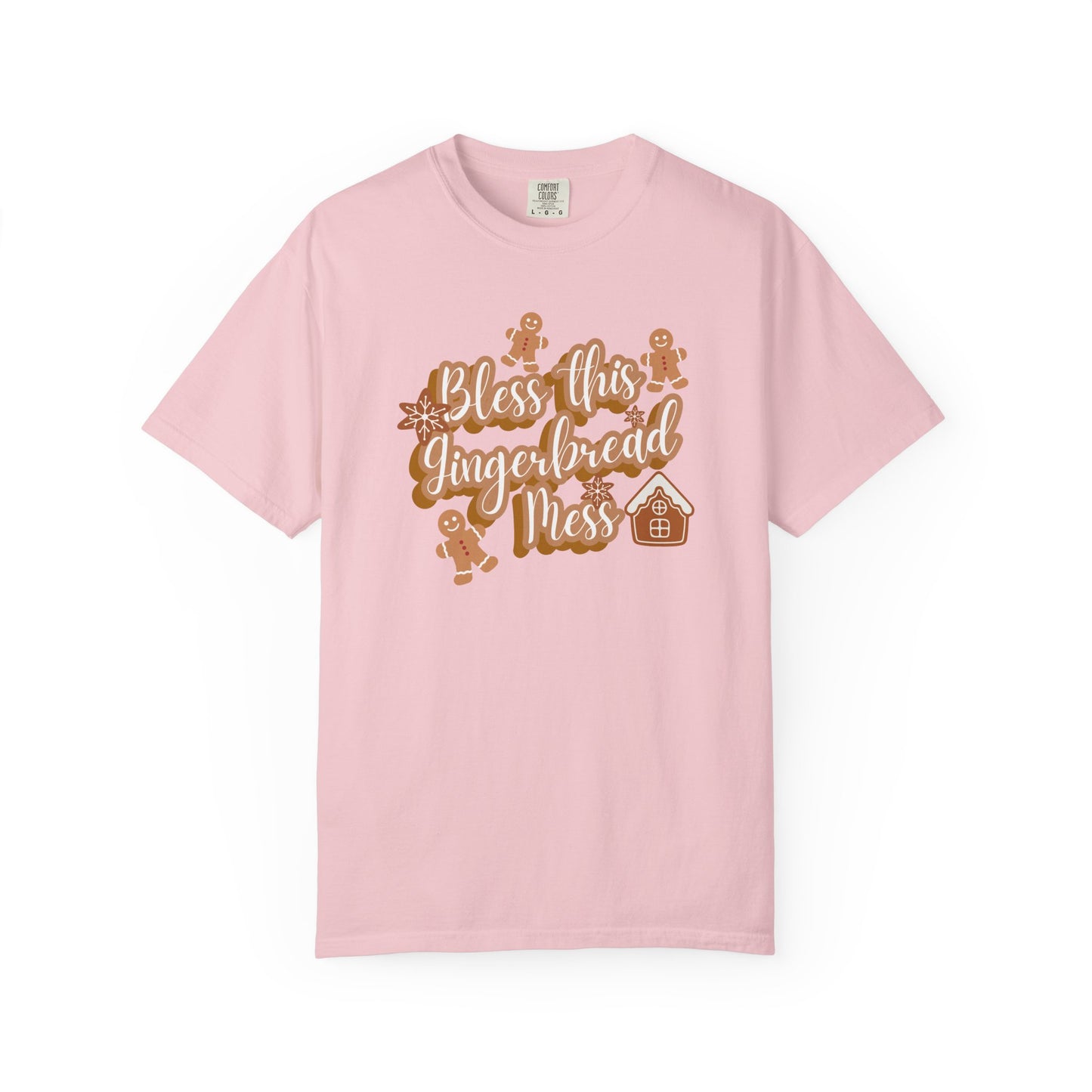 Gingerbread Mess T-Shirt — "Bless This Gingerbread Mess" Holiday Tee