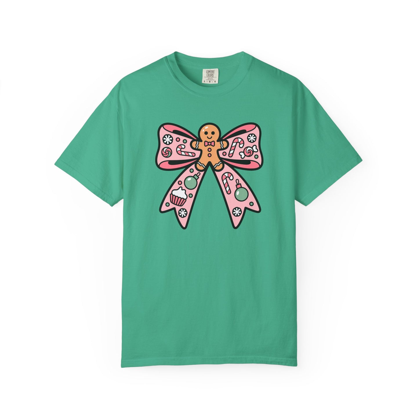 Gingerbread Cookie Coquette Bow T-shirt